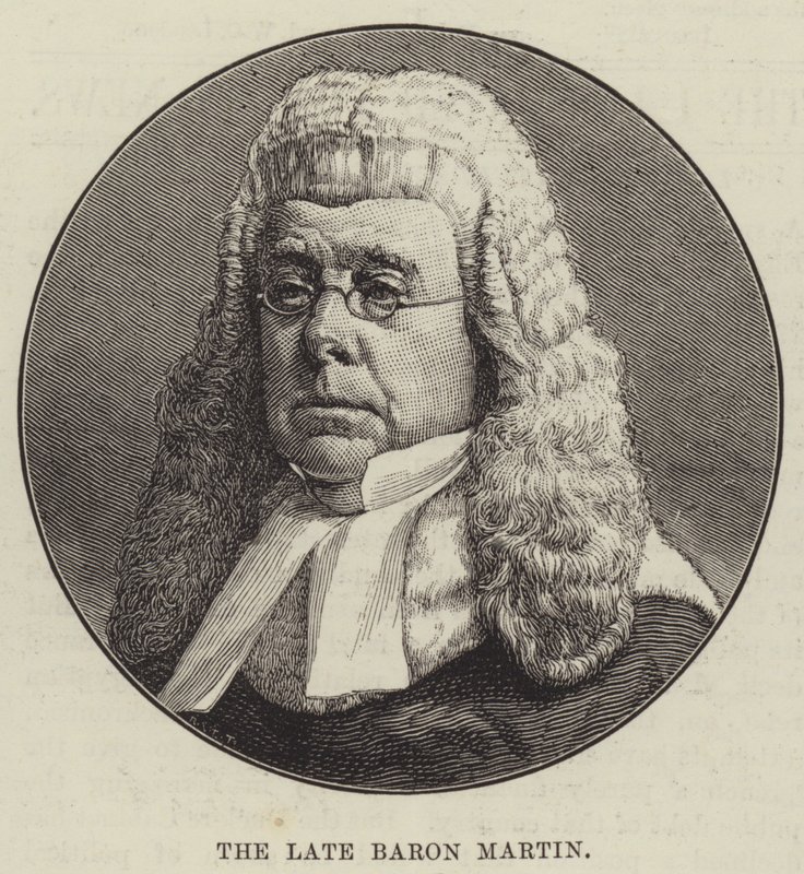 Avdøde baron Martin (gravering) av English School