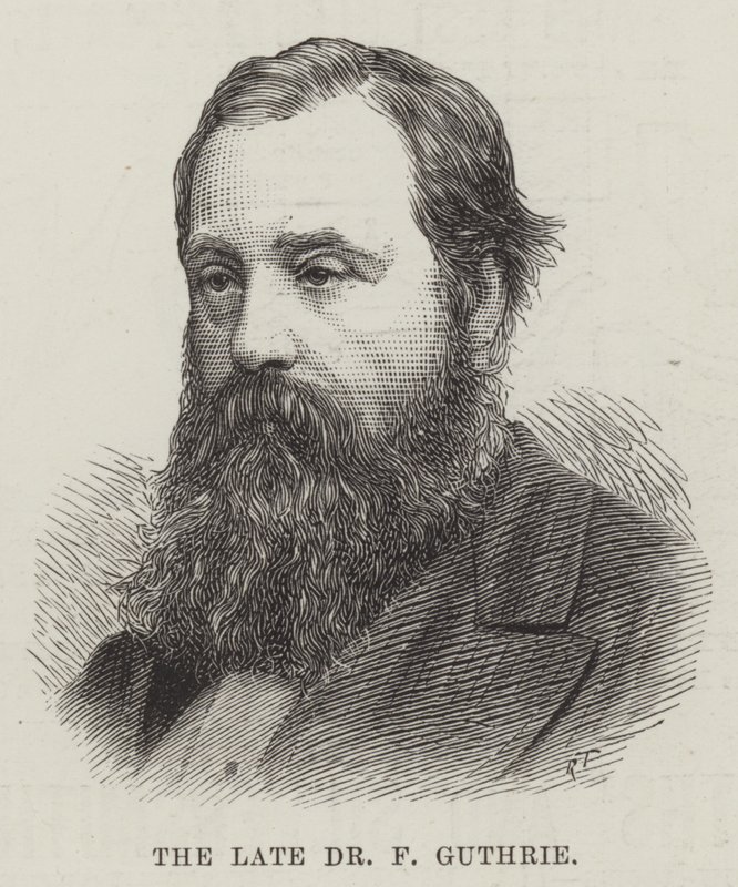 Avdøde Dr F Guthrie (gravering) av English School