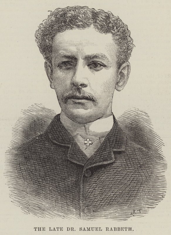 Avdøde Dr Samuel Rabbeth (gravering) av English School