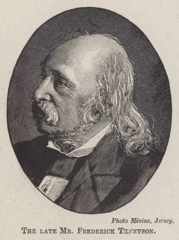 Avdøde herr Frederick Tennyson (gravering) av English School