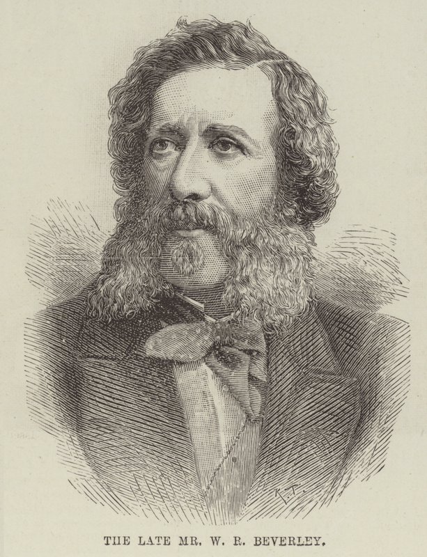Avdøde Mr W R Beverley (gravering) av English School