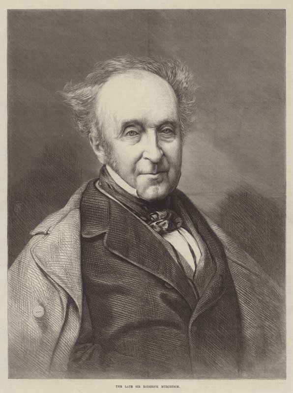 Avdøde Sir Roderick Murchison (gravering) av English School