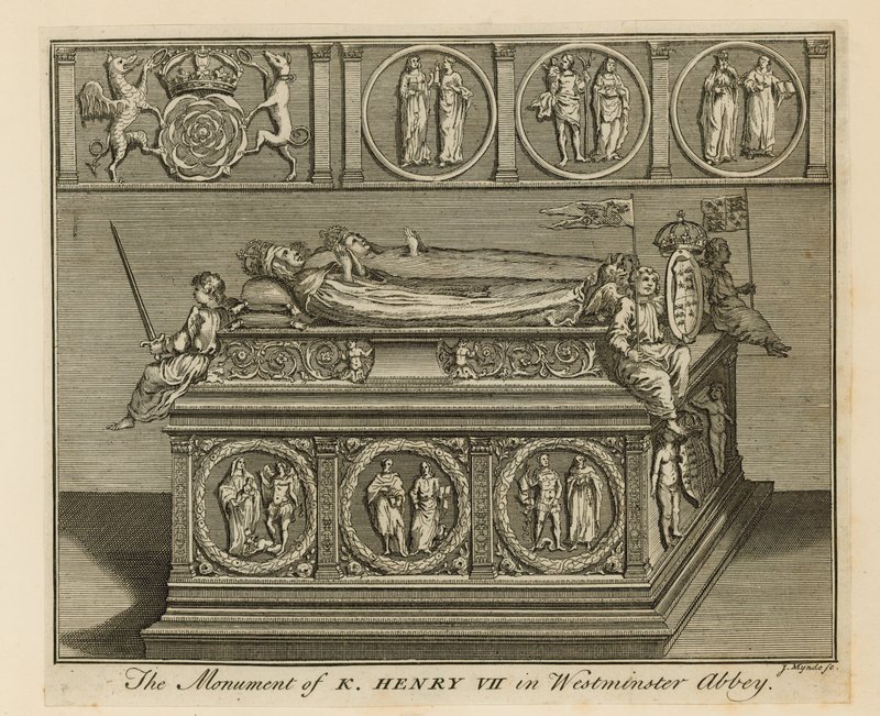 Monumentet til kong Henry VII av English School