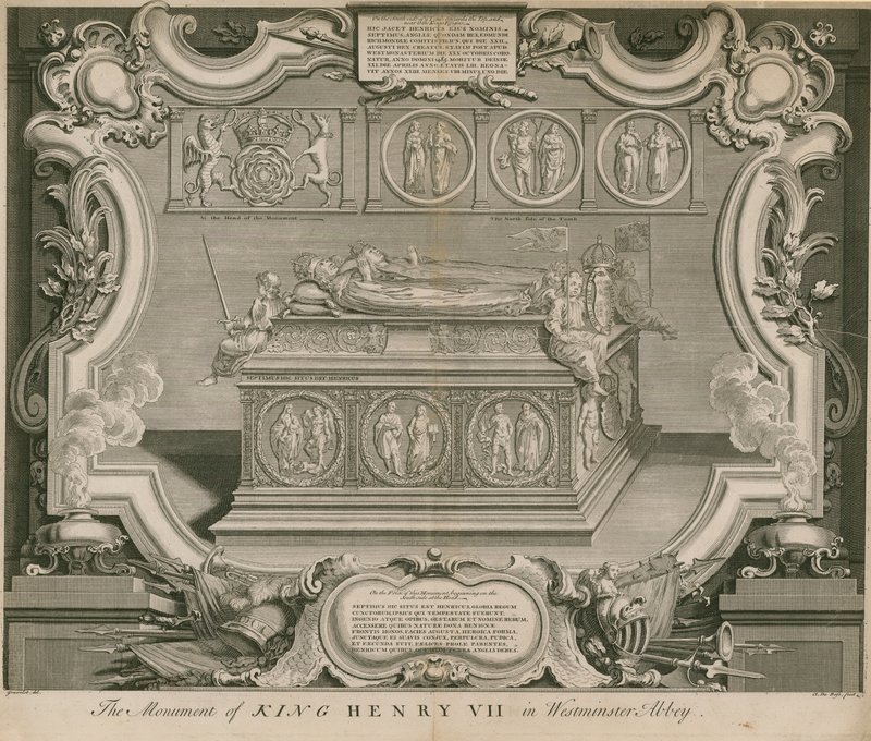 Monumentet til kong Henry VII av English School