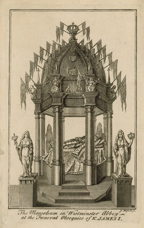 Monumentet til kong James I av English School