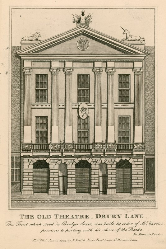 Det gamle teateret, Drury Lane av English School