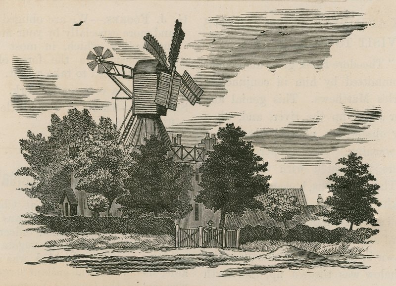 Den gamle møllen på Wimbledon Common av English School