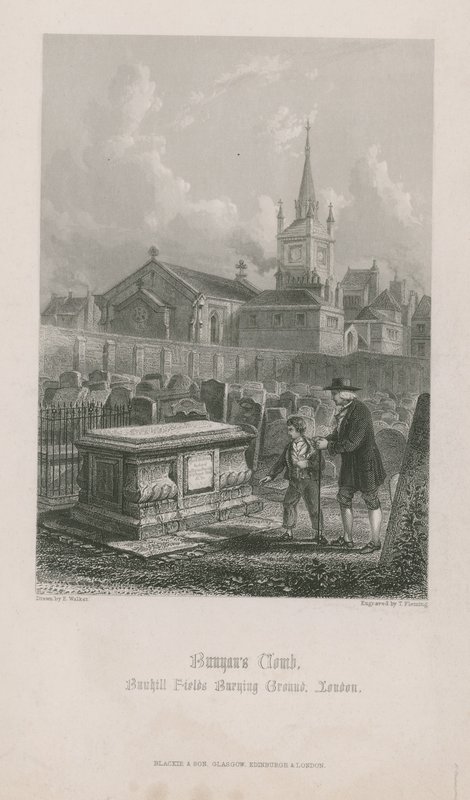 Graven til John Bunyan av English School
