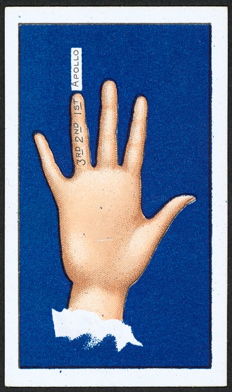 Tredje finger (farge litho) av English School