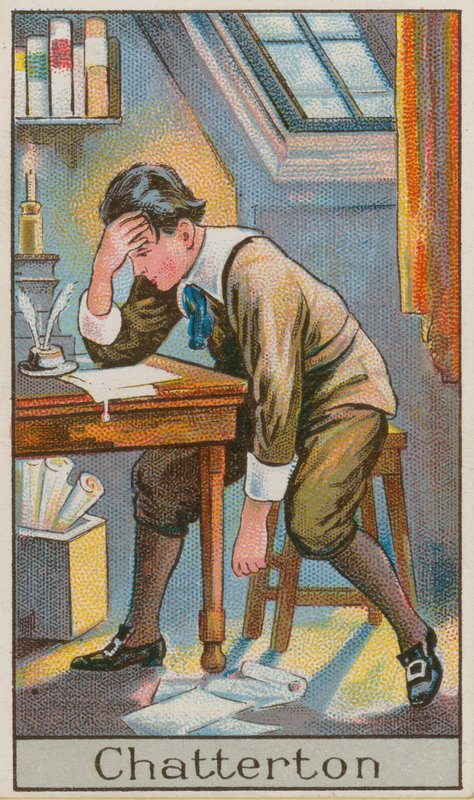 Thomas Chatterton av English School