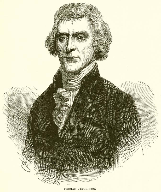 Thomas Jefferson av English School