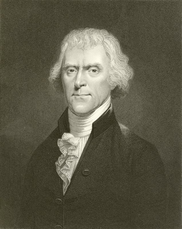 Thomas Jefferson av English School
