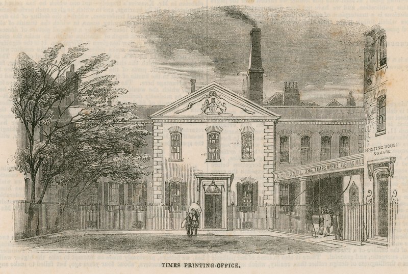 Times Printing Offices, London av English School