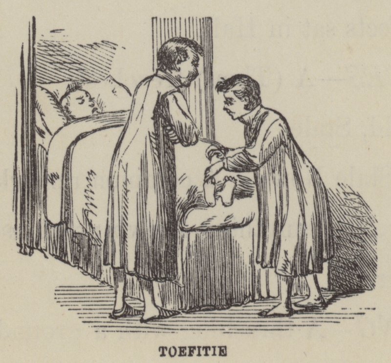 Toefitie (gravering) av English School