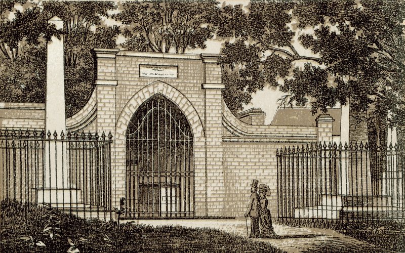 Tomb of Washington, Mt Vernon (litho) av English School