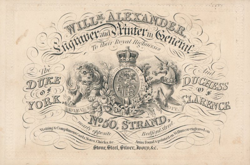Byttekort, William Alexander av English School