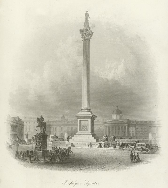Trafalgar Square, London av English School