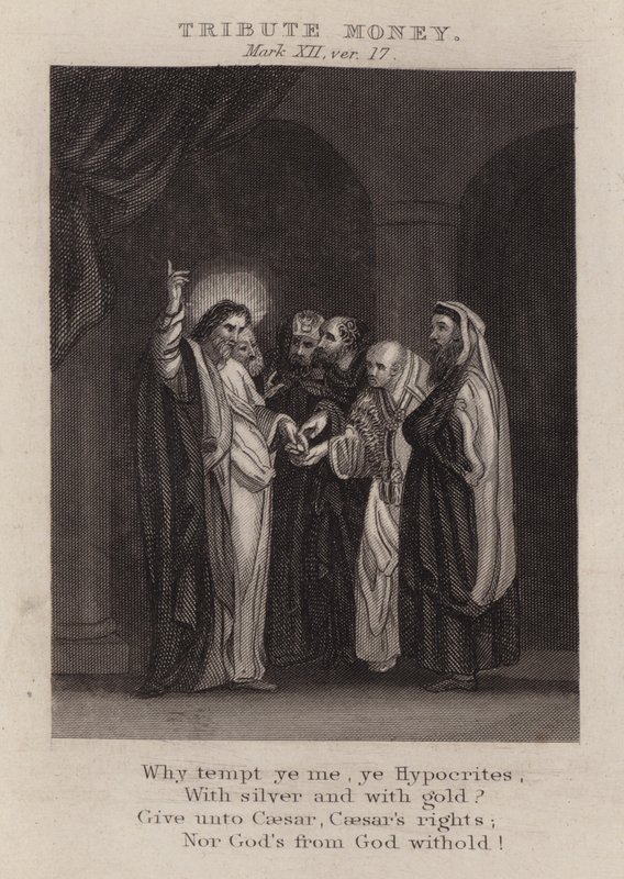Hyllestpenger, Mark XII, ver 17 (gravering) av English School
