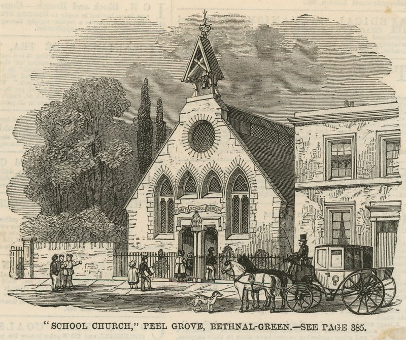 Trinity skolekirke i Bethnal Green av English School