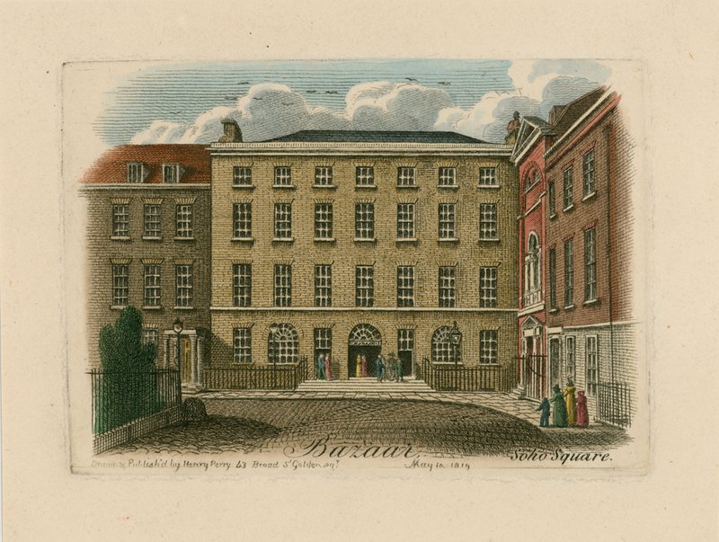 Trotters Bazaar, Soho Square av English School
