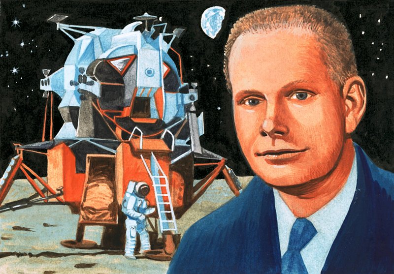 Uidentifisert amerikansk astronaut og månelander av English School