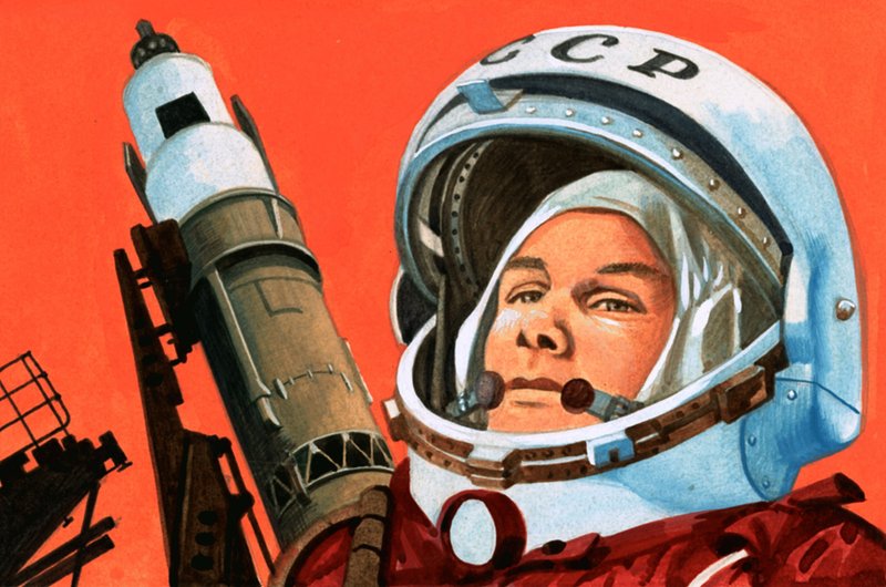 Uidentifisert russisk kosmonaut av English School