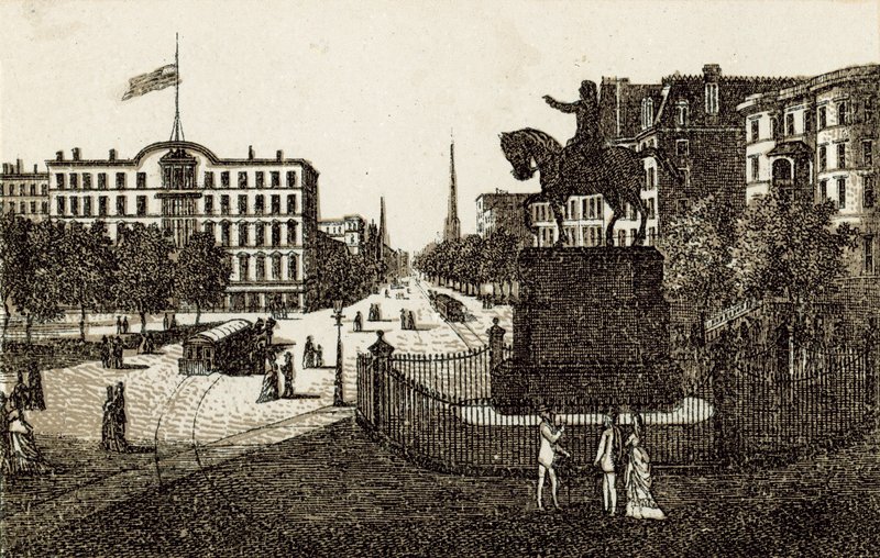 Union Square (litho) av English School