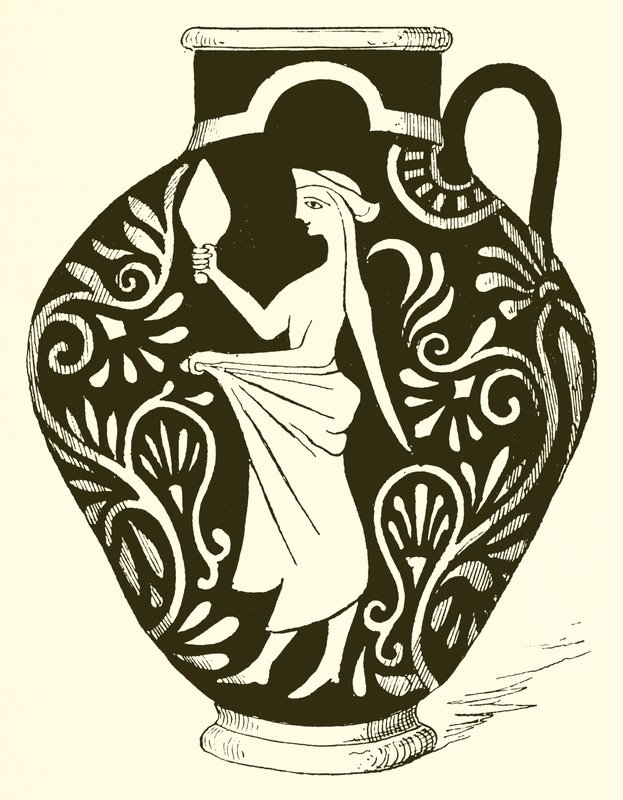 Vase (gravering) av English School