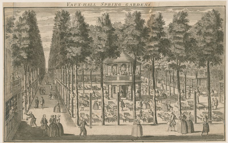 Vauxhall Spring Gardens av English School