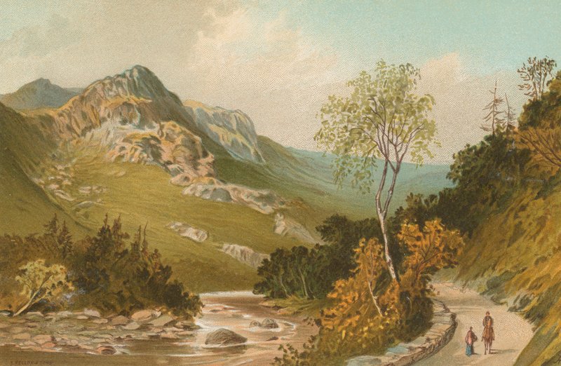 Utsikt i Borrowdale av English School