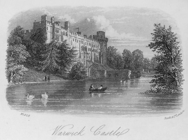 Warwick Castle (gravering) av English School