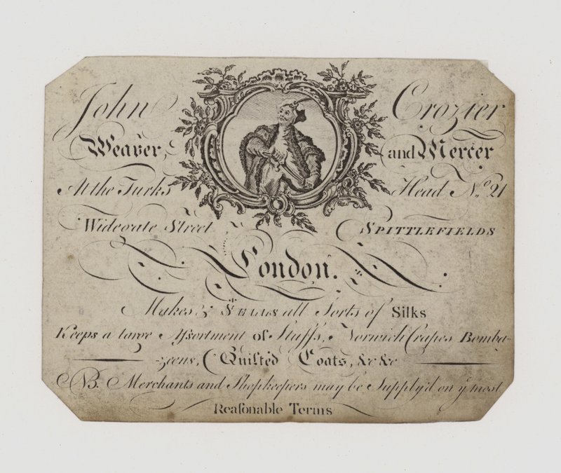 Weaver and Mercer, John Crozier, byttekort av English School