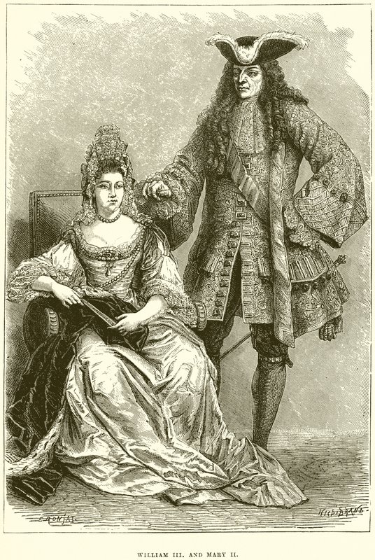 Vilhelm III og Maria II av English School