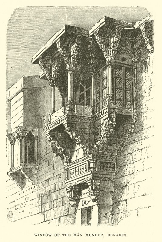 Window of the Man Munder, Benares av English School