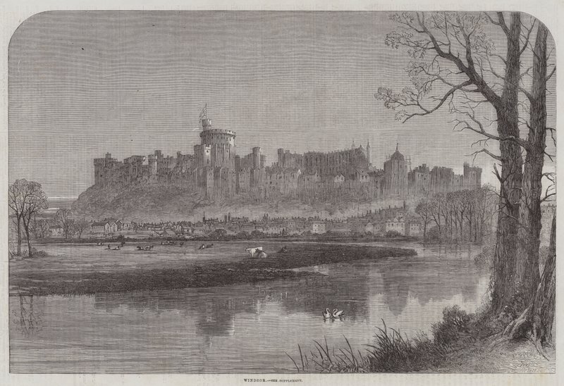 Windsor (gravering) av English School