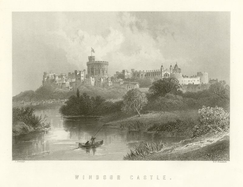 Windsor slott av English School