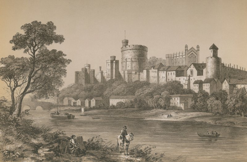 Windsor slott av English School