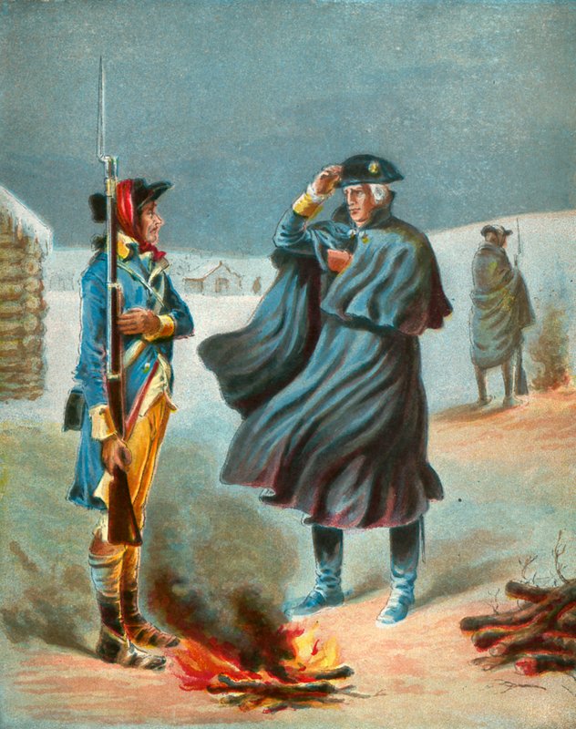 Vinter på Valley Forge av English School