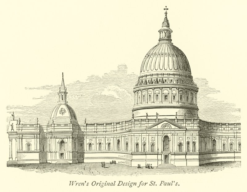 Wrens Original Design for St Pauls av English School