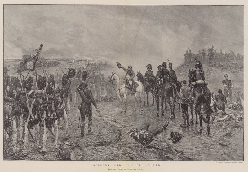Napoleon og den gamle garde av Ernest Crofts