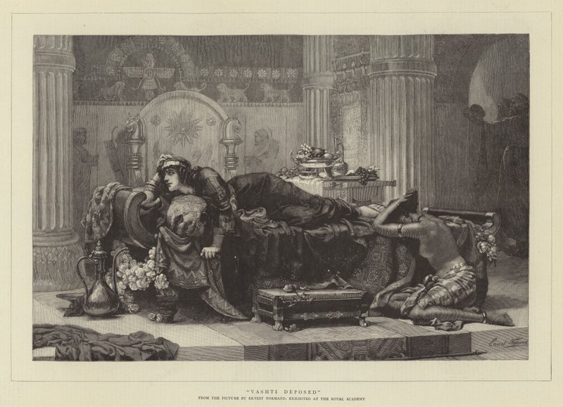 Vashti avsatt av Ernest Normand