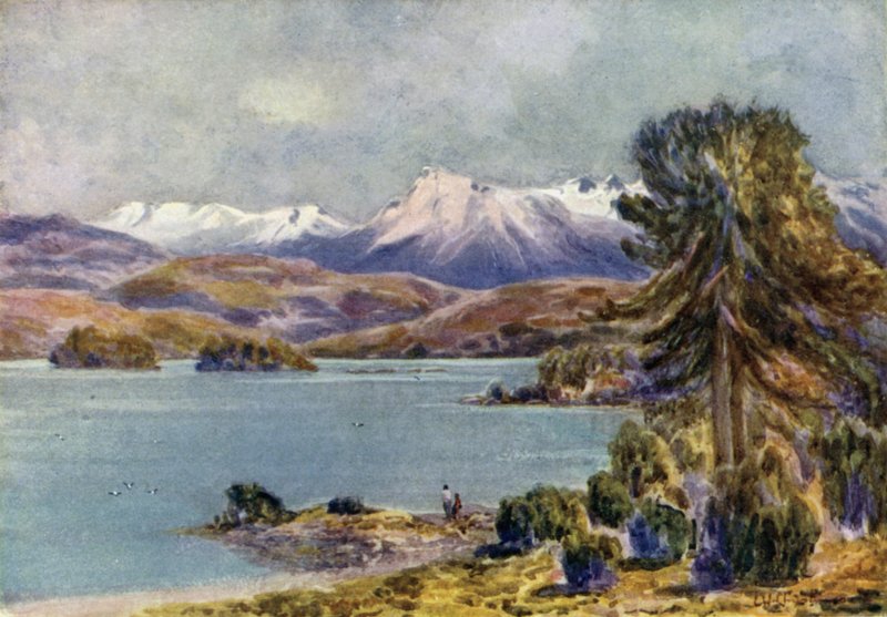 Moquhue-sjøen av Ernest William Christmas