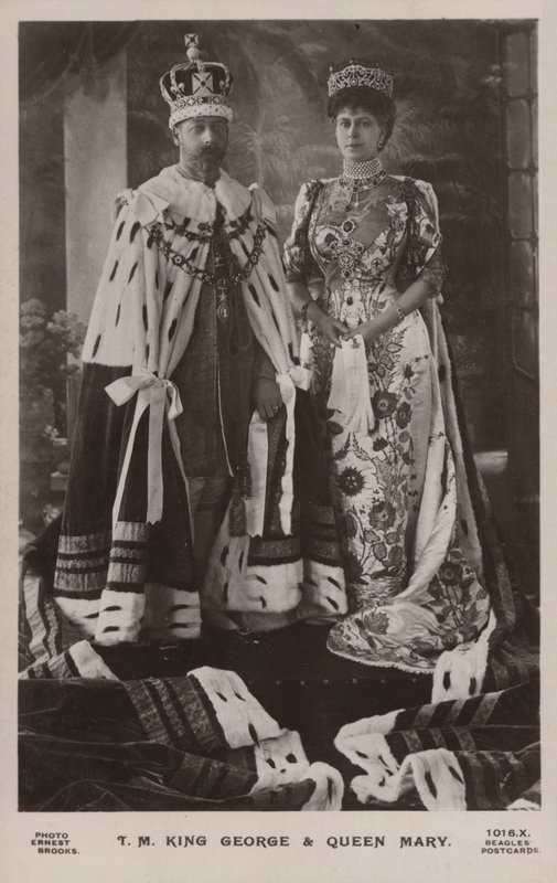 Kong George V og Queen Mary av Ernest Brooks