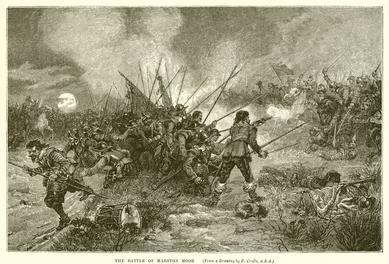 Slaget ved Marston Moor av Ernest Crofts