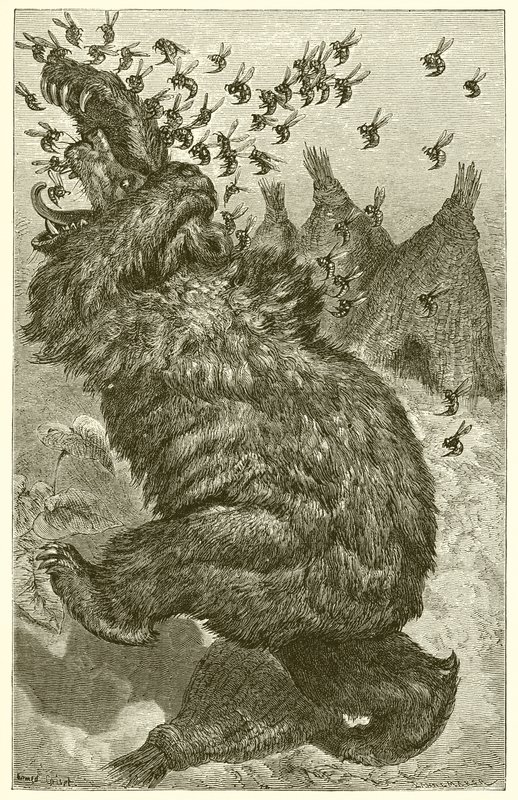 Bjørnen og bikubene av Ernest Henry Griset