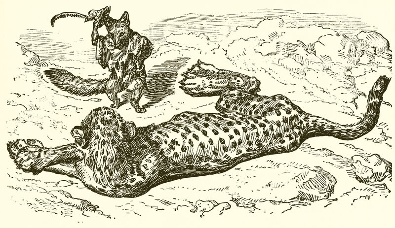 Leoparden og reven av Ernest Henry Griset