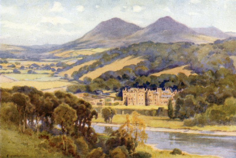 Abbotsford (farge litho) av Ernest William Haslehust