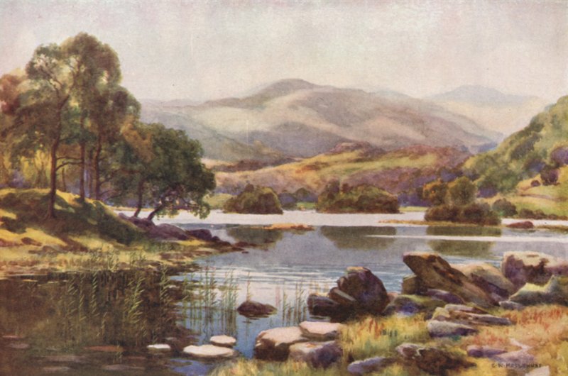 Rydalmere (farge litho) av Ernest William Haslehust
