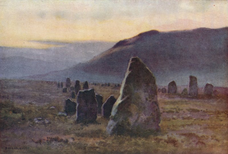 Stone Avenue, nær Merrivale (farge litho) av Ernest William Haslehust