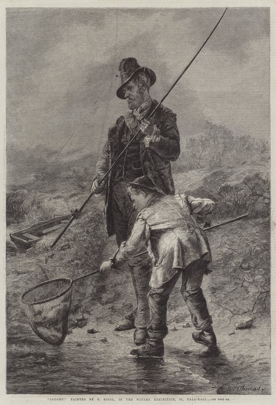 Fanget! (gravering) av Erskine Nicol